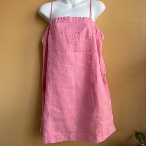 Madewell Pink Linen Dress Size 10